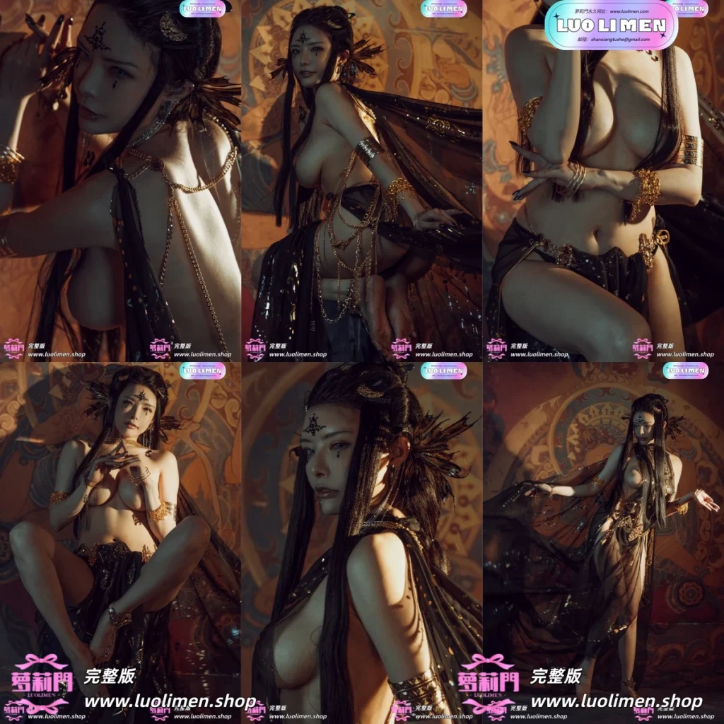 秋和柯基 NO.059 黑敦煌[43P-412MB]-绿帽淫妻